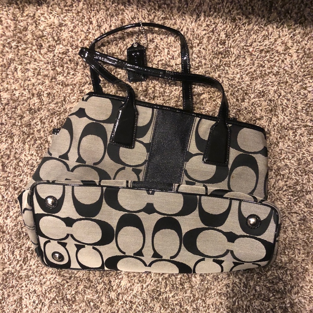 Coach canvas purse